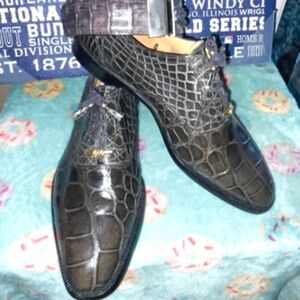 Mauri Alligator Shoes SZ11 and Mauri Alligator Belt SZ44